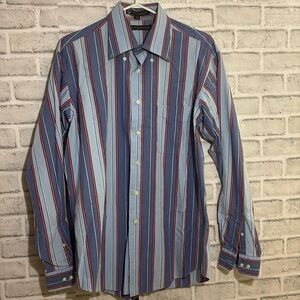 Tommy Hilfiger men’s button-down dress shirt size medium,  neck 15 1/2,
